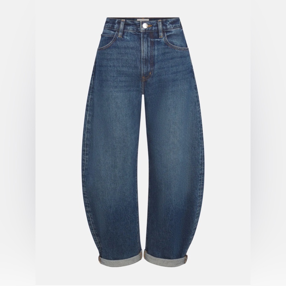 FRAME The Bubble Baggy Jeans in Westbury size 26